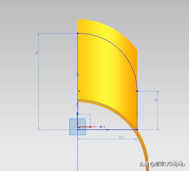 UG绘制一个时尚遮阳帽，竟然只需拉伸就行了