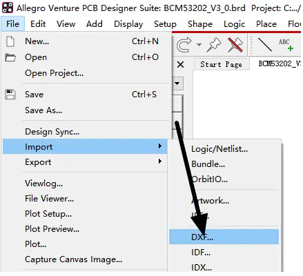 Cadence Allegro:DXF结构图导入教程 - 格发许可优化