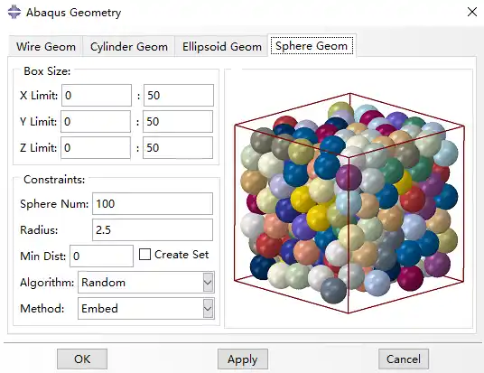 基于abaqus的三维几何体建模插件(线条/圆柱/椭球/球体)--Abaqus Geometry的图4