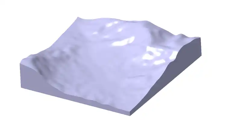 基于数字高程数据的真实地形建模的图7