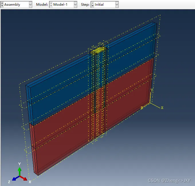 Abaqus-基坑开挖三维模拟-双排桩悬臂支护的图2