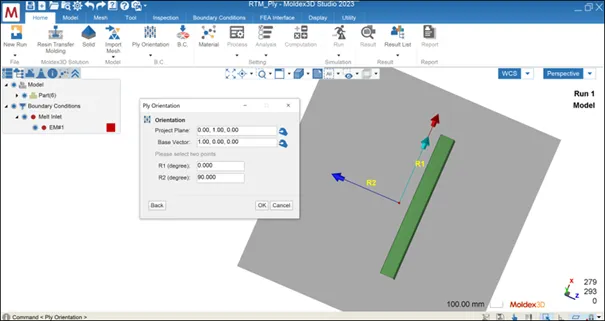 Moldex3D模流分析之Composite 2023 如何于Studio编辑RTM纤维布排向的图3