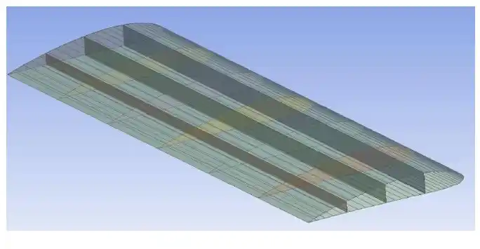 基于ANSYS的飞机机翼仿真分析模板库建立的图4