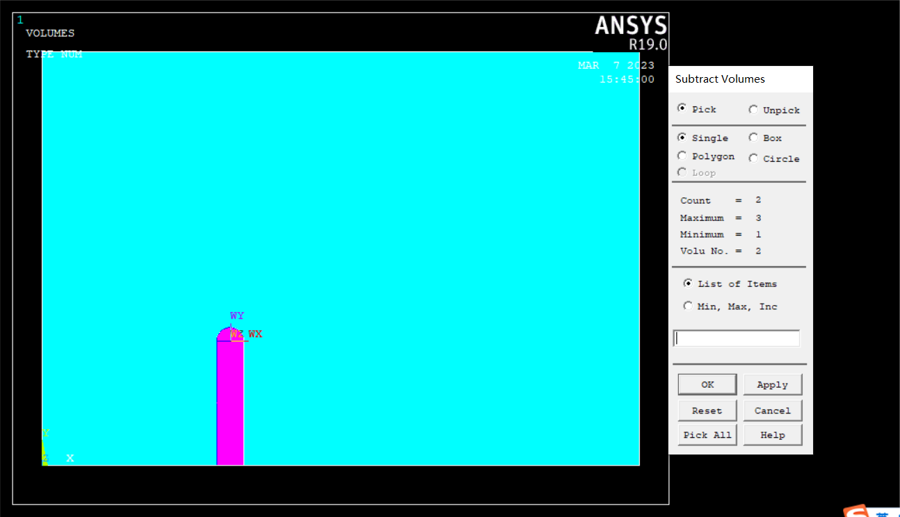 在Ansys经典界面建立异型双剪模型的图11