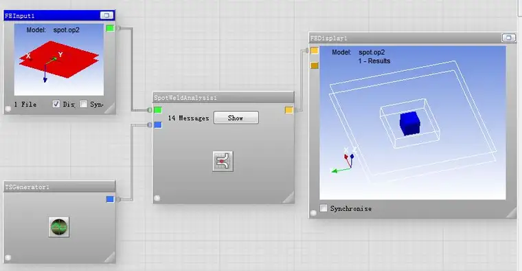基于optistruct+ncode的ACM实体单元焊点疲劳分析的图2