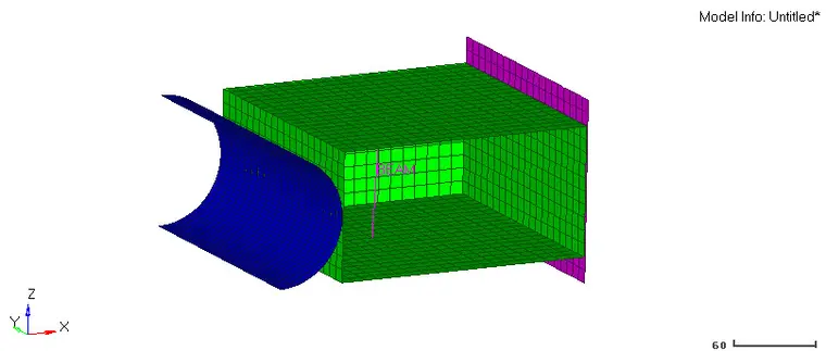 基于hyperworks+Lsdyna挤压模拟分析（电池包挤压仿真可参考）并输出螺栓剪切力及轴向力的图2