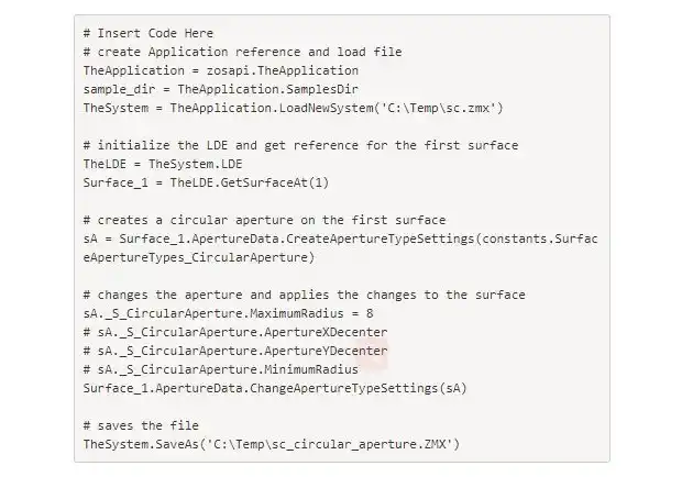 在Python中通过API控制OpticStudio的图5