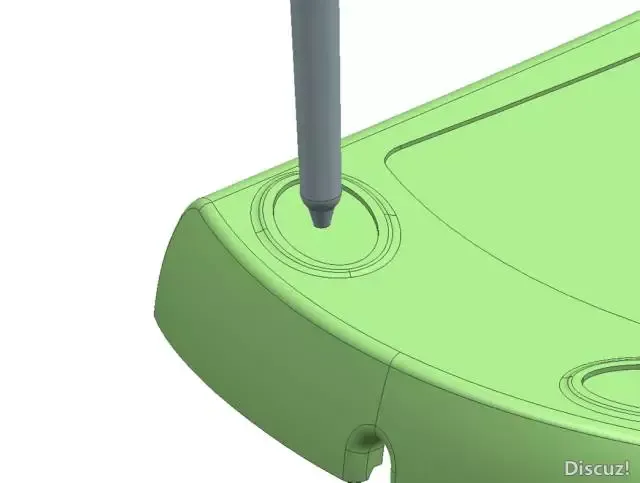 UG快速绘制细水口点进胶的方法的图6